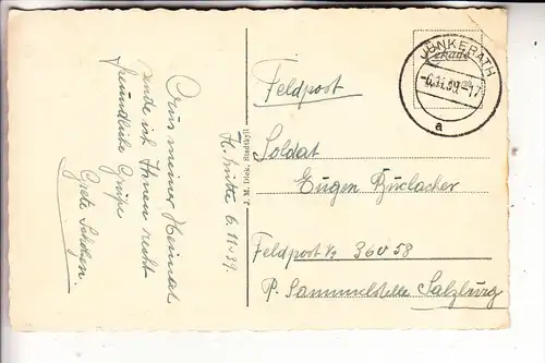 5377 DAHLEM - KRONENBURG, Panorama, 1939, Feldpost, Eckknick