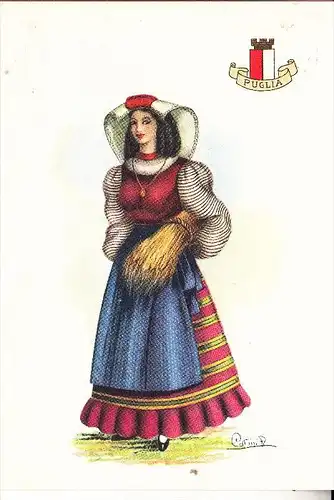 ITALIA / ITALIEN - PUGLIA, Costume / Trachten