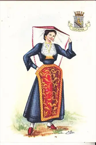 ITALIA / ITALIEN - LUCANIA, Costume / Trachten