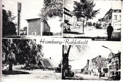 2000 HAMBURG - RAHLSTEDT, Mehrbildkarte, 1962