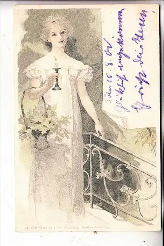 MODE - Kleidung, Romantik, 1900, Verlag: Kimmelstiel-Hamburg