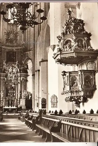 0-2500 ROSTOCK, Marienkirche, Innenansicht, 1968