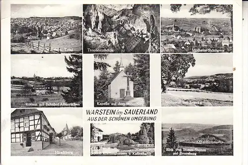 4788 WARSTEIN, Mehrbild, 50er Jahre