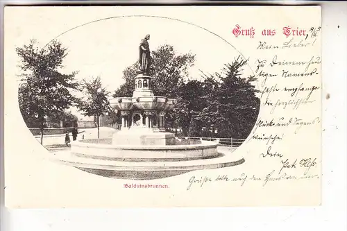 5500 TRIER, Balduinsbrunnen, 1902