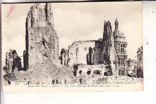 MILITÄR - 1.Weltkrieg, Zerstörungen, Arras