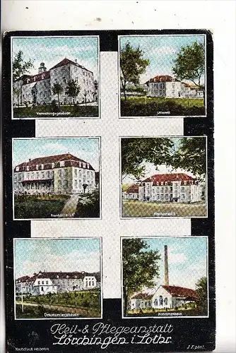 F 57790 LORQUIN / LÖRCHINGEN, Heil & Pflegeanstalt, 1915, deutsche Feldpost