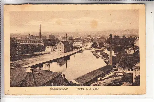 F 57200 SARREGUEMINES / SAARGEMÜND, Partie an der Saar, 1923