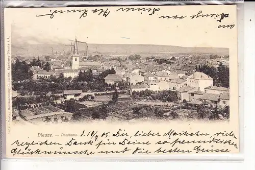 F 57260 DIEUZE, Panorama, ca. 1905