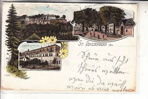 F 67210 SAINTE ODILE / Sankt Odilienberg, Lithographie