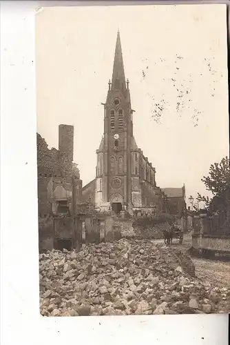 F 08300 PERTHES, Zerstörungen 1.Weltkrieg, Photo-AK 1918, deutsche Feldpost
