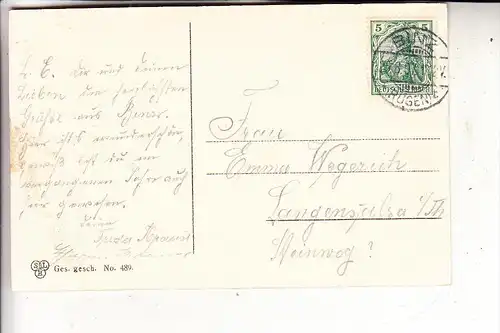 0-2337 BINZ / Rügen, Strandansicht, 1907