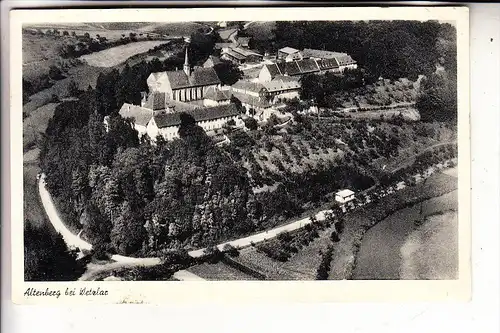 6330 WETZLAR, Kloster Altenberg, Luftaufnahme, 1954