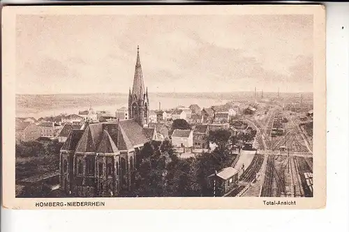 4100 DUISBURG - HOMBERG, Kirche, Bahnhof