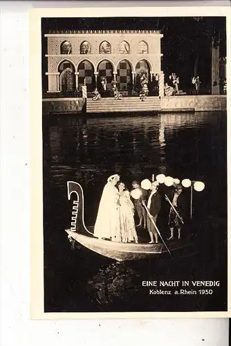5400 KOBLENZ, Operetten-Festspiele 1950, "Eine Nacht in Venedig"