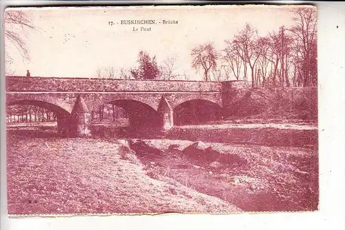 5350 EUSKIRCHEN, Brücke, 1925, franz. Militärpost