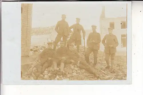 F 60300 SENLIS, 1.Weltkrieg, deutsche Soldaten, Photo-AK, 26.Okt. 1917