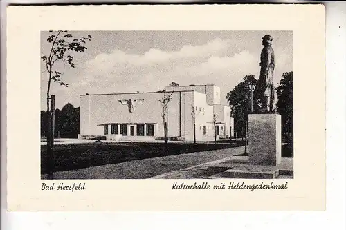 6430 BAD HERSFELD, Kulturhalle & Heldengedenkmal, NS-Zeit