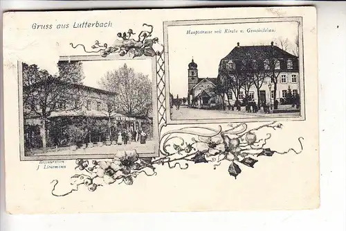 F 68460 LUTTERBACH, Restauration Lienemann, Hauptstrasse, 190.. Papiermängel