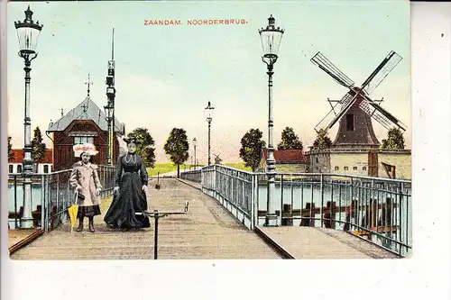 NL - NOORD-HOLLAND - ZAANDAM, Noorderbrug, Molen