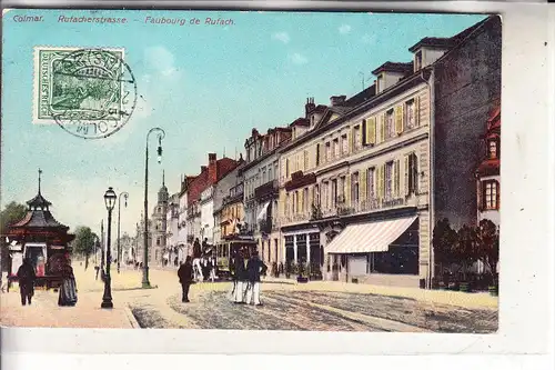 F 68000 COLMAR, Rufacherstrasse, , 1908, Strassenbahn - Tram