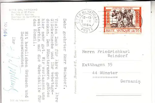 4400 MÜNSTER Weihbischof Tenhumberg, pers. AK v. 2. Vatikanischen Konzil Rom 1964