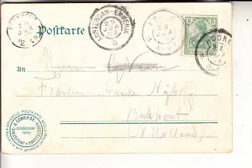4000 DÜSSELDORF, EREIGNIS, Ausstellung 1902, Nubisches Dorf / Völkerkunde / Ethnic