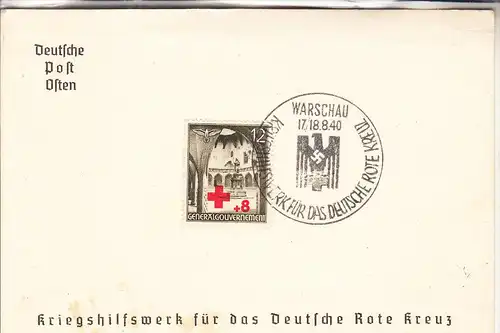 ROTES KREUZ / Red Cross / Croix Rouge - Krakau, Kriegshilfswerk, 1940