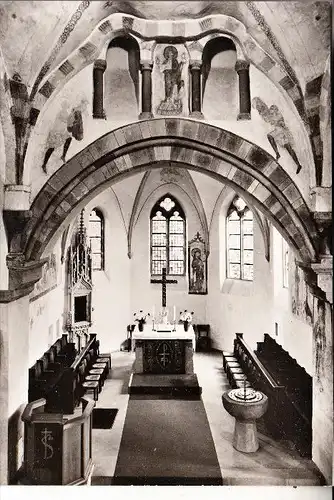 4630 BOCHUM - STIEPEL, Dorfkirche, Innenansicht