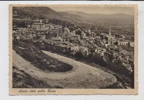 I 06081 ASSISI, Visto dalla Rocca, 1943