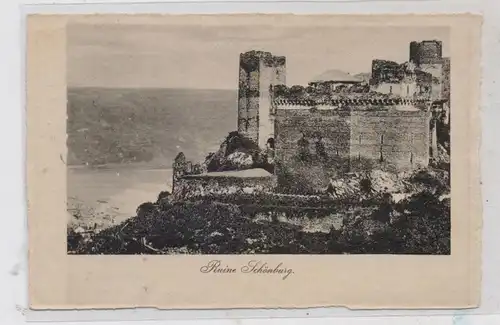 6522 OBERWESEL, Ruine Schönburg