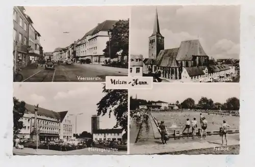 3110 UELZEN, Veersserstrasse, Freibad, Herzogenplatz, St. Marienkirche