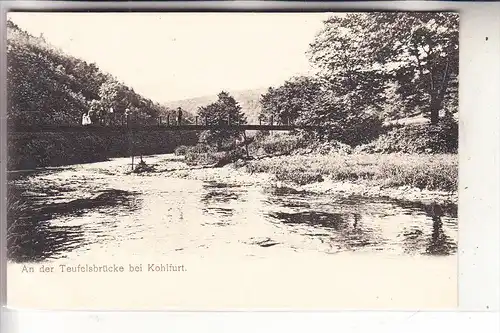 5600 WUPPERTAL - KOHLFURT, Teufelsbrücke, 1904