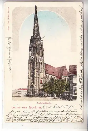 4630 BOCHUM, Christuskirche, Fahnenschmuck, 1901