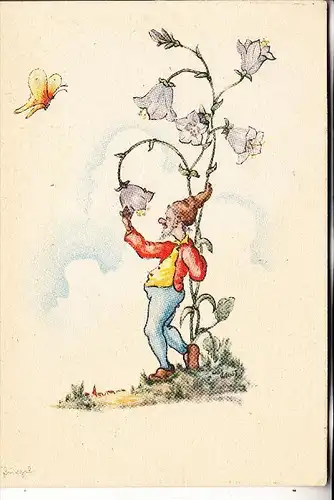 ZWERGE / Gnome / Dwarfs / Nains / Nani / Dwergen / Enanos - Purzel-Karte