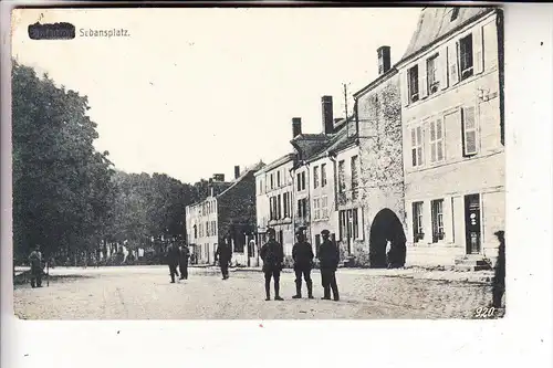 F 08210 MOUZON, Sedansplatz, Deutsche Truppen, 1917, deutsche Feldpost