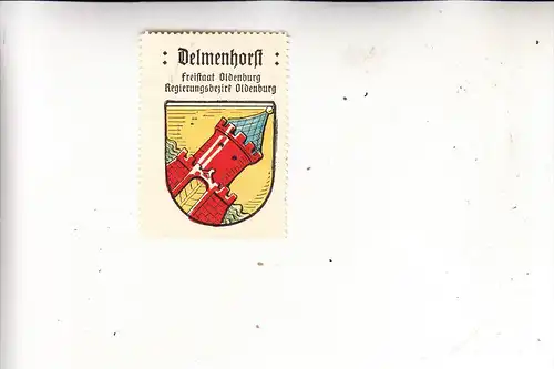 2870 DELMENHORST, Stadtwappen, Vignette