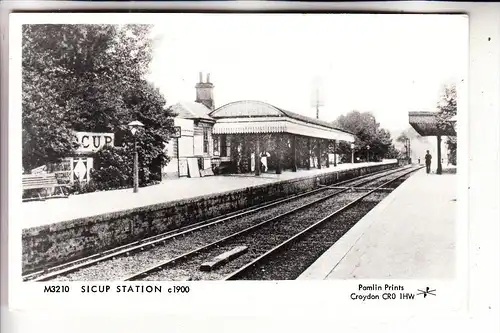 BAHNHOF / Station / La Gare - Sidcup / GB, rückseitig dünne Stelle