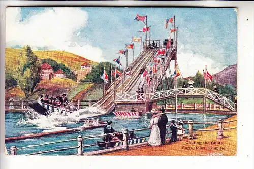 KIRMES / Kermis / Funfair / Luna Park / Faite Foraine - 1908 Earls Court Exhibition, Wasserrutsche