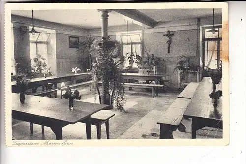 7716 GEISINGEN, Kreispflege-Anstalt, Tagesraum Männerhaus, Fleck