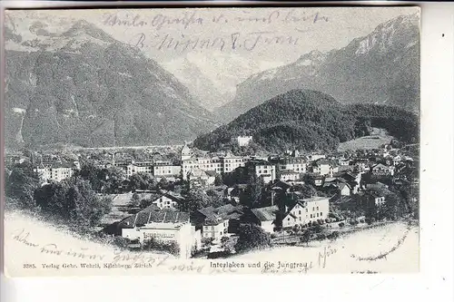 CH 3800 INTERLAKEN, Panorama, 1903
