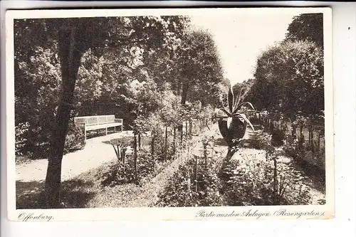 7600 OFFENBURG, Rosengarten, Bahnpost "Konstanz - Offenburg", 1927