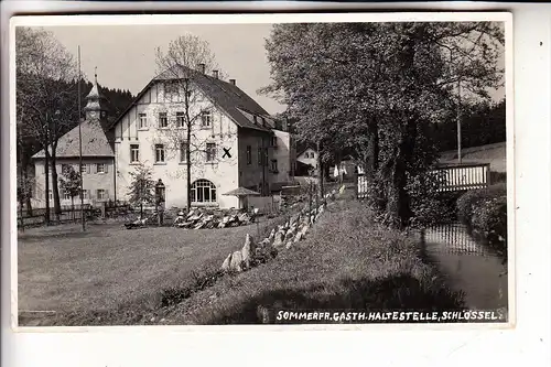0-9308  JÖHSTADT - SCHLÖSSEL, Gasthaus, 1937
