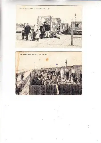 MILITÄR - POW / Kriegsgefangenenpost, La Rochelle Pallice, 2 AK nach Mönchengladbach, 1916