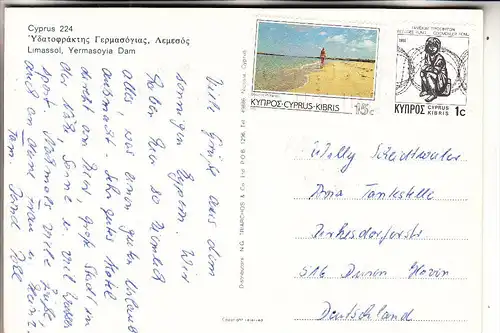 ZYPERN / CYPRUS, LIMASSOL. Dam