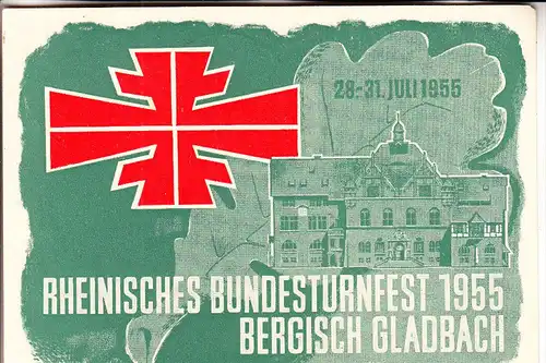 5060 BERGISCH GLADBACH - Ereignis, Rheinisches Bundesturnfest 1955