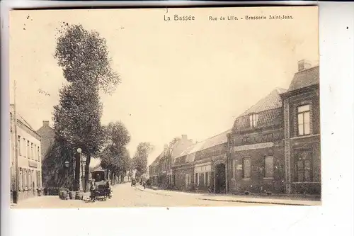 F 59480 LA BASSEE, Rue de Lille, Brasserie Saint-Jean,1915, deutsche Feldpost