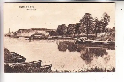 F 02190 BERRY AU BAC, 1.Weltkrieg, Steinbrüche, Binnenschiff