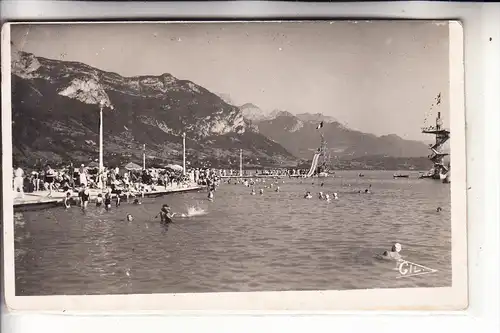 F 74000 ANNECY, le Plage et le Mont Veyrier