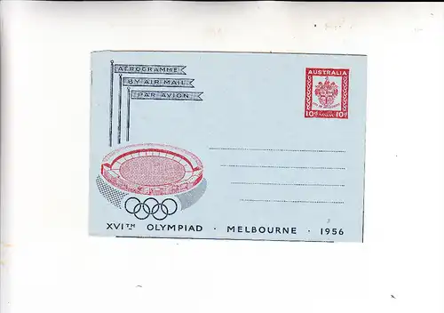 AUSTRALIA / AUSTRALIEN, Olympia(d) 1956, HG/FG 8, mint / ungebraucht, sehr gut erhalten