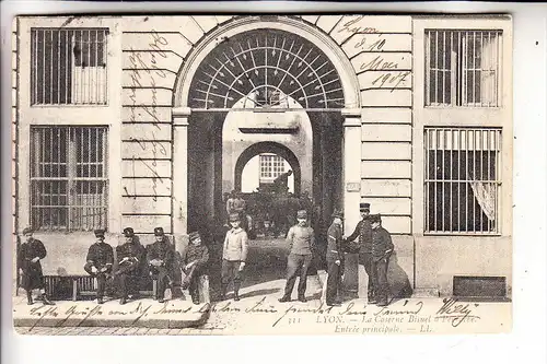 F 69000 LYON, Caserne Bisuel a' Perrache, 1907